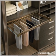 Wardrobe trouser rack telescopic multi-functional household cabinet trousers rack cabinet push-pull 