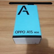 DUS KARDUS BOX HANDPHONE OPPO A15 NEW ORIGINAL 100% BEKAS