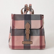 [Direct From Japan] Crestbridge Blue Label Checked PVC Backpack Pink