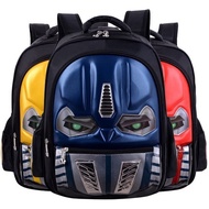 Cute LED Kids Backpack with Super Cool Robot Character Design Beg Sekolah Budak Lelaki