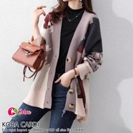 Koba cardigan wanita terbaru rajut import modis kekinian trendy xxl