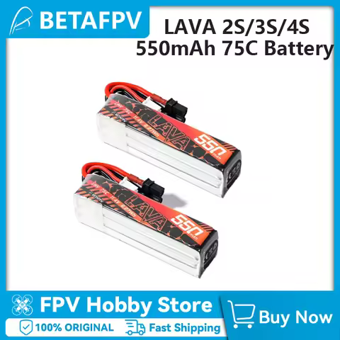 BETAFPV LAVA 2S/3S/4S 550mAh 75C Battery XT30 (2PCS) for Pavo20 Pro Pavo Pico Meteor85 HD