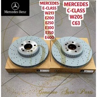 (100% ORIGINAL) MERCEDES E CLASS W213 E200 E250 E300 E350 E400 C CLASS W205 C63 FRONT DISC ROTOR A 0