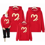Family hoodie 3/4/5 new model 2025 TIM LOVE type 1 cotton fleece