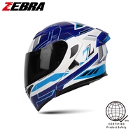 ZEBRA YM-627 PLUS Aperture Modular Helmet Dual Visor Motorcycle