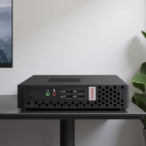 TexHoo Mini PC Intel Core i5 13500H/N5095 Windows 11 PC 16GB DDR4 512GB SSD Dual-Band WiFi 6 BT5.2 4