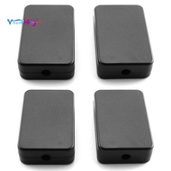 Electrical Junction Box 4PCS Electric Plastic Black Waterproof Project Junction Case 2.16X1.38X0.59 