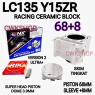 NLKBLOCK LC135 Y15 RACING BLOCK 68+6  68+8 BLOCK LC135 NLK PERFORMANCE