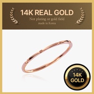 [Helene Jewelry] 14K real gold Mark Pattern gold ring