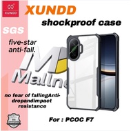 POCO F7 /F7 PRO / F7 Ultra / X7 pro / Redmi k80 Case XUNDD Airbags Shockproof Transparent Back Cover
