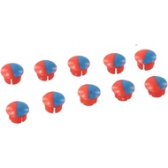 10Pcs Hot Cold Water Signs, Hot and Cold Faucet Identification Stickers Label Signs for 7mm Holes Fa