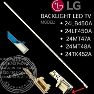 BACKLIGHT LED TV LG 24INCH BL LED 24MT44A 24LF452A STRIP