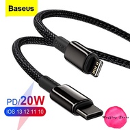 ส่งไว❗Baseus สายชาร์จไอโฟน 13 12 11 สายถัก PD 20W USB-C To Lightning สำหรับ iPhone 13 12 11 Xs Max X