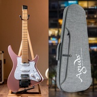 ⭐ศูนย์ไทย⭐ Aguda® Musicbody Pro Headless HSS Electric Guitar กีตาร์หัวตัด กีตาร์ไฟฟ้า หัวตัด 24 เฟรต