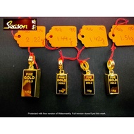 Charm Loket Emas 916 Gold Bar 1.42G - 2.22G