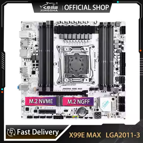X99 Motherboard LGA2011-3 slot Support Xeon E5 2666 V3 2673/2696 V3 CPU Processor DDR3 Memory USB3.0