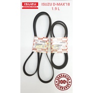 Front Engine Belt Dmax 2016 1.9L 1 Set (Pair Alternator + Air Conditioner) (Genuine)