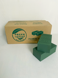 20 PCS /1 DUS FLORAL FOAM BUSA BASAH MEDIA TANAM BUNGA PLASTIK GABUS HIJAU BUKET BUNGA B8497