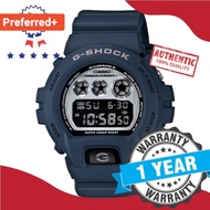🔥Premium 1:1🔥COPY ORI  Casio G-Shock Metallic Mirror And Metal Front Burton Navy Blue DW-6900HM-2