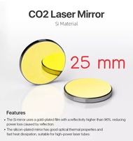 กระจกสะท้อนแสงเลเซอร์ CO2 ขนาดเส้นผ่าศูนย์กลาง 20 มม และ 25 มม CO2 Laser Si reflective Mirrors for L