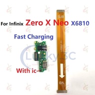 Charging board flex for Infinix Zero X Neo X6810 Main board Mainboard flex