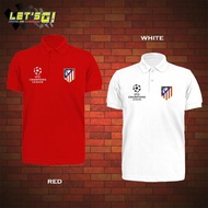 Áo Đồng Phục Áo Polo Áo Thun Có Cổ Thể Thao CLB Bóng Đá Atletico ÁO THUN POLO COTTON CAO CẤP