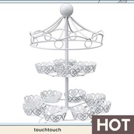 2 Layer-12 Count Carousel Cupcake Stand Holder Display Wedding Cake Cup Display Stand touchtouch.