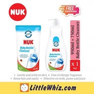 Nuk: Baby Bottle Cleanser 950ml FOC Refill Pack 750ml