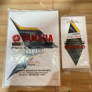 Wing Sticker Striping Yamaha Jupiter MX king 150 2017 Grey Original YGP 2PV-F832C-D0 2PV-F832P-D0