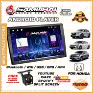 [HONDA] SAMURAI KATANA Kereta Android Player 9 10 inch 2+64 GB 4 CoreCar Multimedia MP5 RAM ROM Play