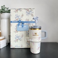 Thermos Cup Prosperity Series Sports Water Bottle 20OZ Joint Casual Fashion Thermos Cup with Gift Bo