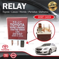 Relay Denso 90987-04004 - Toyota  Lexus Genuine Toyota Lexus Perodua Daihatsu Perodua Daihatsu