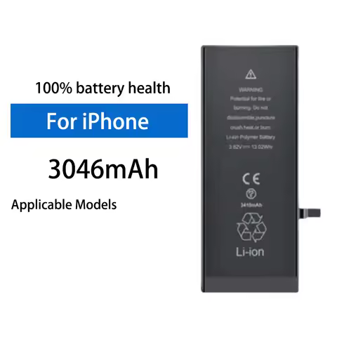 3046mAh Zero Cycle Built-in Replacement Battery For Apple iPhone 4 5S 6 6S 6P 7G 8 X 11 12 13 Mobile