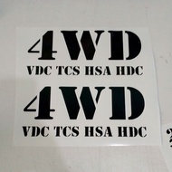 Sticker cutting 4WD VGS TURBO Nissan Navara