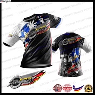 Honda EX5 Dream Sublimation T-shirt King Of The Road | Baju Honda EX5 Dream | Baju Lelaki | Baju Per