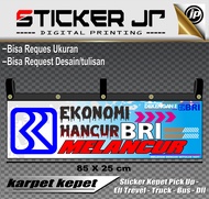 Sticker Karpet Kepet Mobil Pick Up L300 Truck Bus Grandmax Dll - Kepet Ebek Penahan Lumpur Ukuran 85
