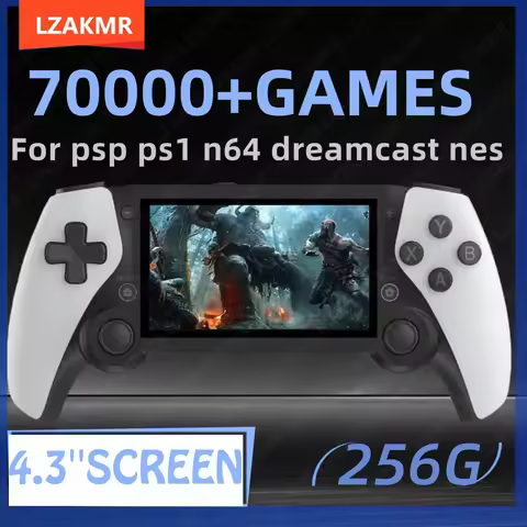 New M25 Handheld Game 4.3 HD Screen 256G 70000+ Games Dual console Player Retro Portable Video Game