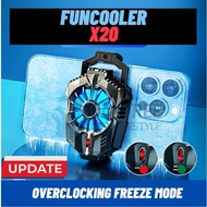 Fan Cooler X20 Radiator Fan Cooler Digital Display Cooler hp 3 Gear Gaming Fan hp Cooling Fan