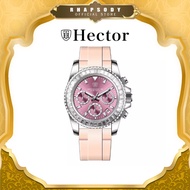 Hector Italy Jam Tangan Wanita Ladies Rubber Quartz Watch L-HEC500