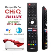 AIWA & CHIQ ANDROID SMART TV REMOTE CONTROL  WITH BLUETOOTH VOICE FUNCTION