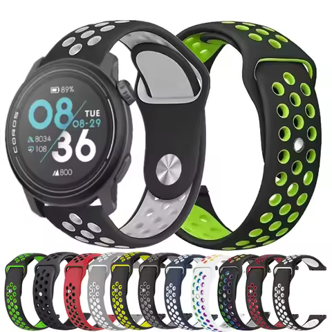 20/22mm Watch Strap For COROS Pace 3 2 Silicone Smart Watch Bracelet For COROS Apex 42mm 46mm Apex 2