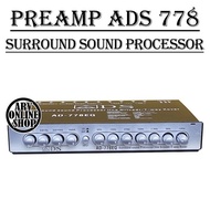 PREAMP EQUALIZER PARAMETRIK AUDIO MOBIL 7 WAY XOVER ADS 778 NON COD