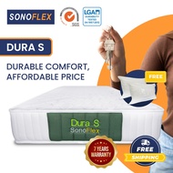 SonoFlex DURA S: 8-inch Affordable Long-Lasting Mattress, made with Bonnell Coil & Spinal Foam