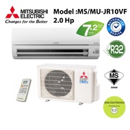 MITSUBISHI 2.0HP R32 NON-INVERTER STANDARD AIRCOND - MS-JR18VF