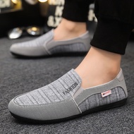 2025 Summer Cloth Shoes Peas Shoes Men's Casual Shoes Korean Version Trendy Lazy People Slip-On Canv