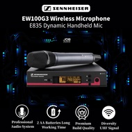 Sennheiser EW100G3 Wireless Microphone System with HANDHELD E835 Dynamic Cardioid Mic