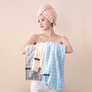 Direct Supply 2025 Extra Thick 7A Antibacterial Bubble Fleece Laced-Up Dovetail Cap Dry Hair Cap 410