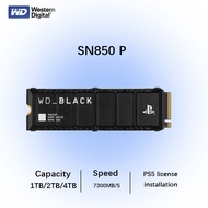 Western Digital WD Black SN850 P SONY 1TB-2TB 4TB SSD Solid State Drive PCIe 4.0 M.2 Black Disk PS5 Gaming Esports Hard Drive SN850 Series (Recommended for Esports Assembly) 4T