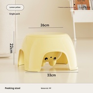 Child Toy Storage Stool Kindergarten Baby Plastic Storage Stool Multifunctional Thickened Anti-slip 