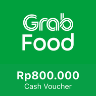 Grab Food Rp800.000 e-Voucher